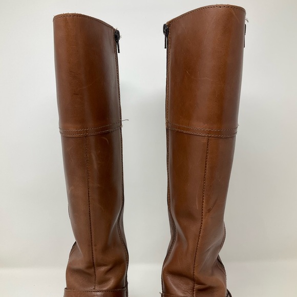 Aldo Brown Leather Riding Boots - Picture 9 of 14